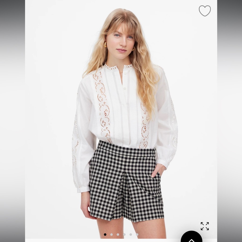 NWT Madewell Gingham Mini Skort